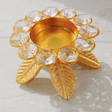 Collectibles India Crystal Tea Light Holder
