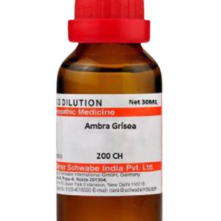 Dr. Willmar Schwabe India Ambra Grisea Dilution