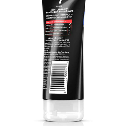 Neutrogena Men Sensitive Skin Shave Cream