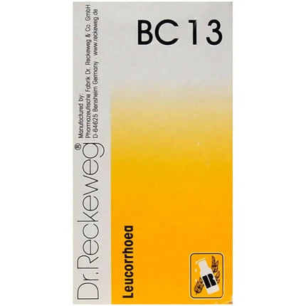 Dr. Reckeweg Bio-Combination 13 (BC 13) Tablets