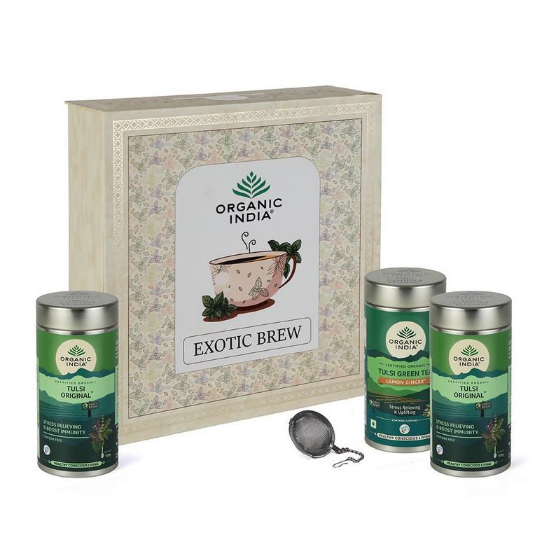 Organic India Exotic Brew Gift Box