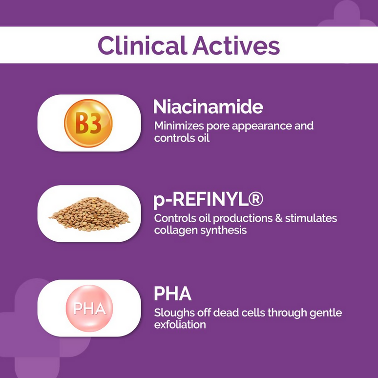 The Derma Co Pore Minimizing Face Serum with 4% Niacinamide, 5% PHA