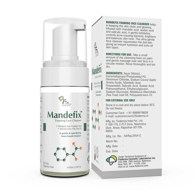 Fixderma Mandefix Foaming Face Cleanser