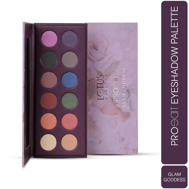 Lotus Make Up Proedit Eye Primer Infused Eyeshadow Palette - Glam Goddess