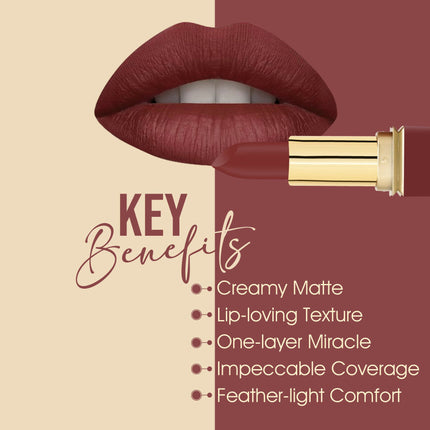 Colors Queen Nude It Creamy Matte Lipstick - Pink Blossom