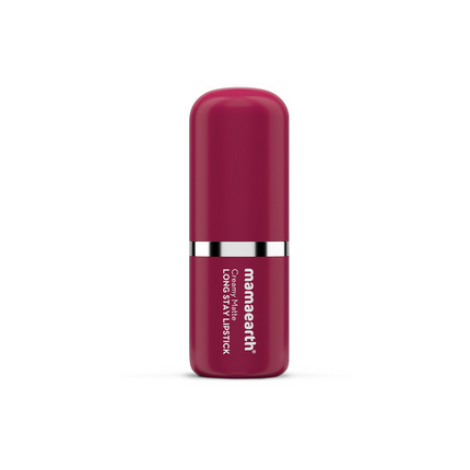 Mamaearth Creamy Matte Long Stay Lipstick - Cranberry Crush