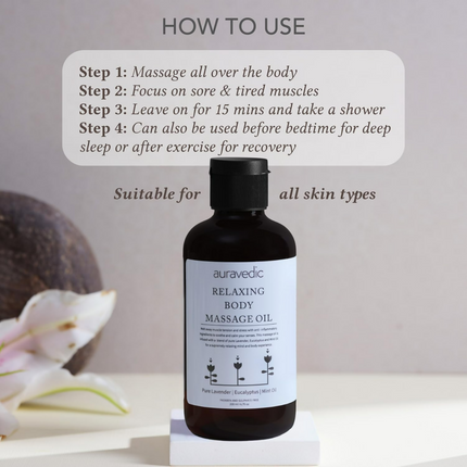 Auravedic Relaxing Body Massage Oil