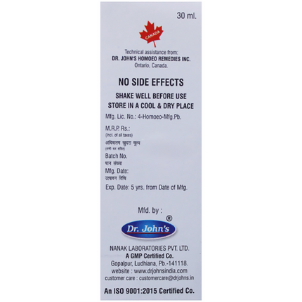 Dr. Johns J-33 Sinus Drops