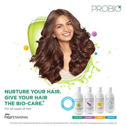 Godrej Professional Probio Honey Moisture Shampoo For Dry & Damaged Hair