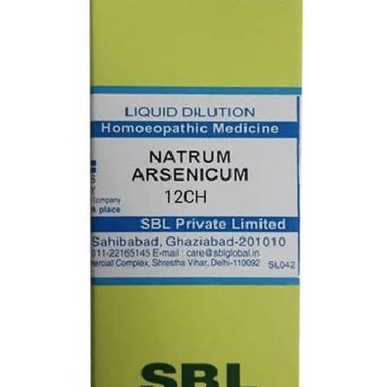 SBL Homeopathy Natrum Arsenicum Dilution