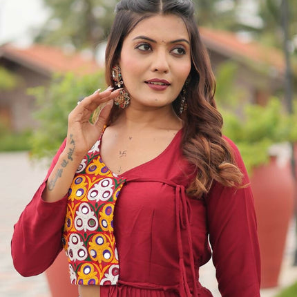 Aastha Fashion Off White Pure Cotton Designer Navratri Lehenga Choli Collection