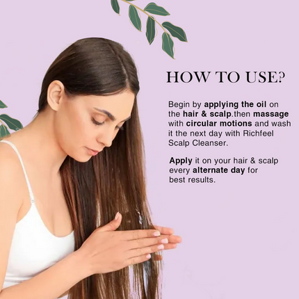 Richfeel Hair Loss Oil with Rosemary Lavender & Grapeseed