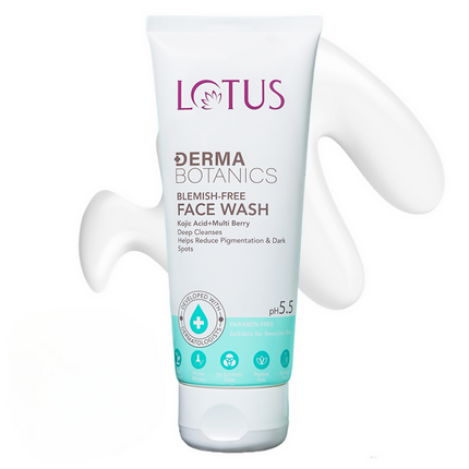 Lotus DermaBotanics Kojic acid + Multi berry Blemish - Free Facewash