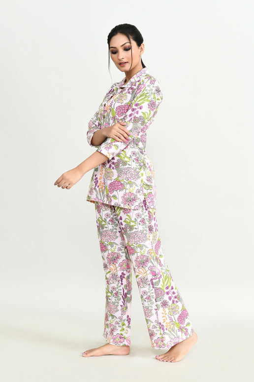 Joban Fashion Beautiful White Cotton Cod Set