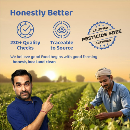 Dehaat Honest Farms Unpolished Kala Chana - Pesticide Free