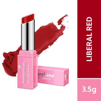 Biotique Starshine Matte Lipstick - Liberal Red