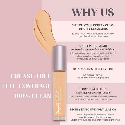 House Of Makeup Zoom In Crease-Free, Creamy Concealer - L01 Light Skin Tone