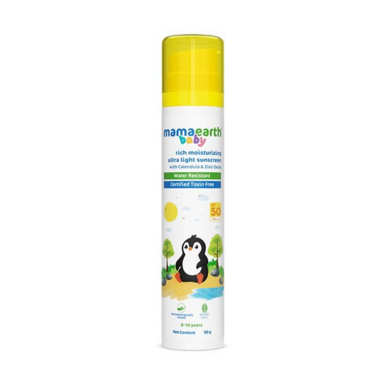Mamaearth Baby Rich Moisturizing Ultra Light Sunscreen