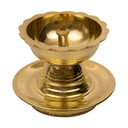 Spillbox Gold-Toned Brass Udupi Nanda Pooja Essential
