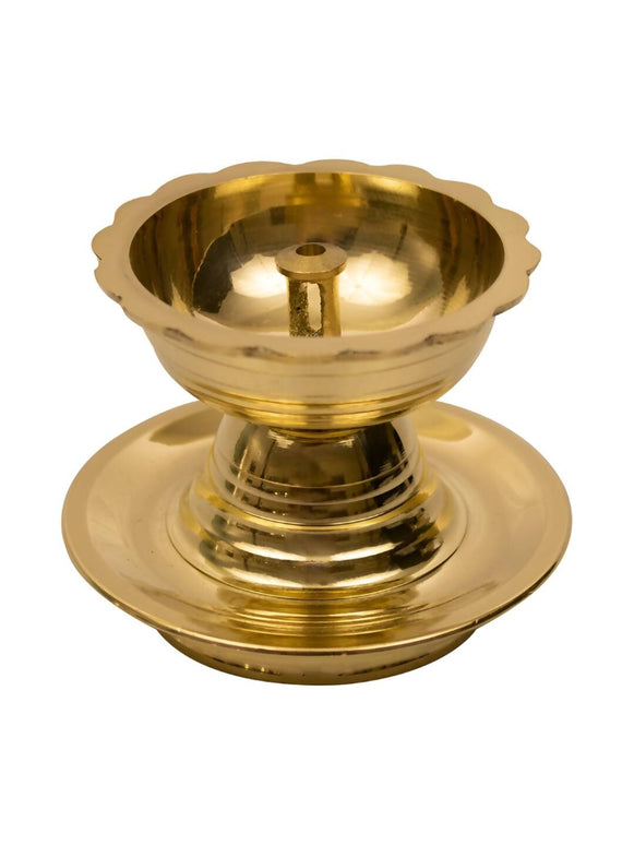 Spillbox Gold-Toned Brass Udupi Nanda Pooja Essential