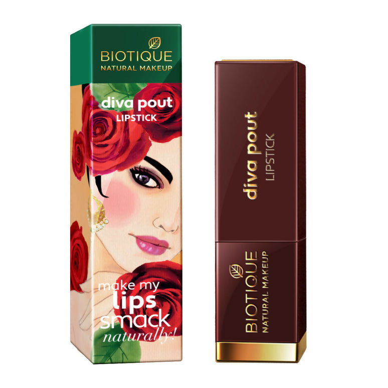 Biotique Diva Pout Lipstick - Berrylicious