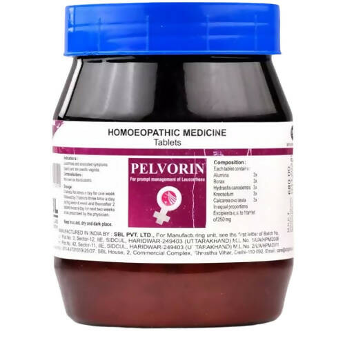 SBL Homeopathy Pelvorin Tablets