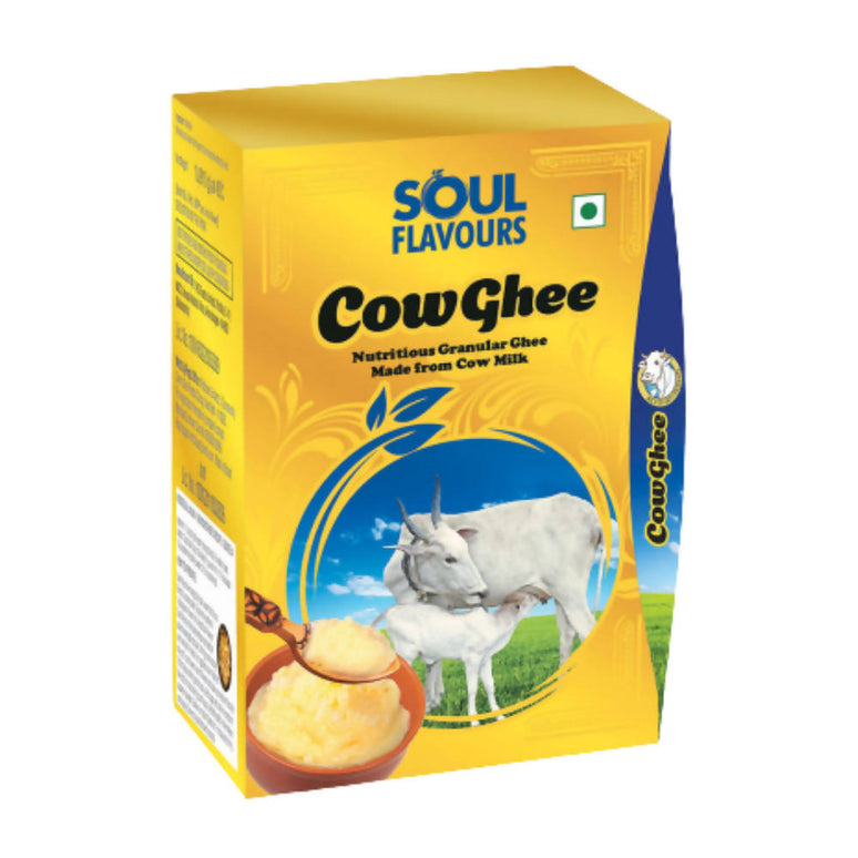 Modicare Soul Flavours Cow Ghee | Made From Grass Fed Cow's Milk | Homemade & Certified Organic Ghee