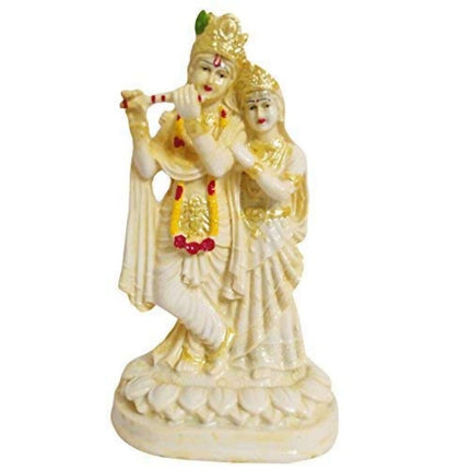 Fabzone Resin Lord Radha Krishna Statue