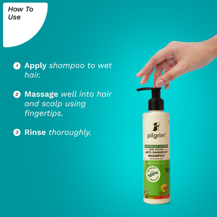 Pilgrim Australian Tea Tree Non-Drying Anti-Dandruff Shampoo