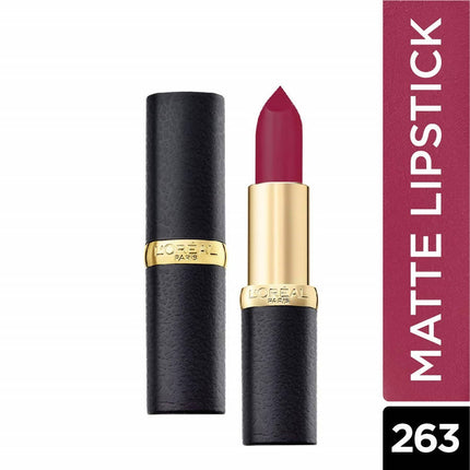 L'Oreal Paris Color Riche Moist Matte Lipstick - 263 Pure Garnet