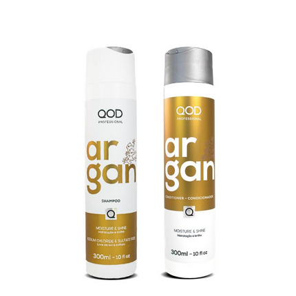 QOD Professional Argan Shampoo & Conditioner Combo