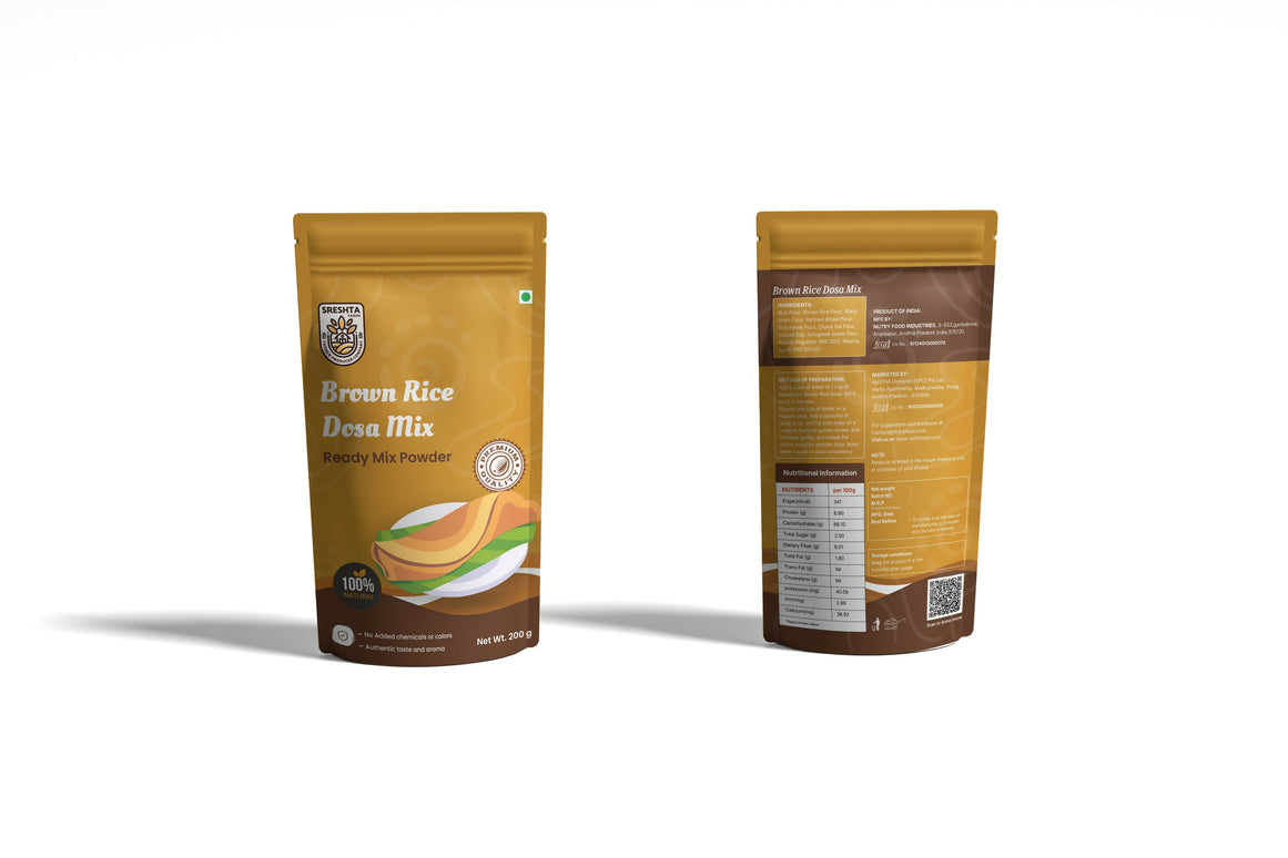 Sreshta Farms Instant Brown Rice Dosa Powder