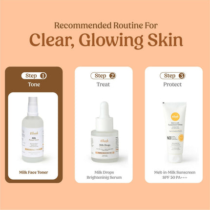 Vilvah Store Milk Face Toner (Earth marine water - Pore minimise)