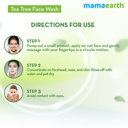 Mamaearth Tea Tree Face Wash for Acne & Pimples