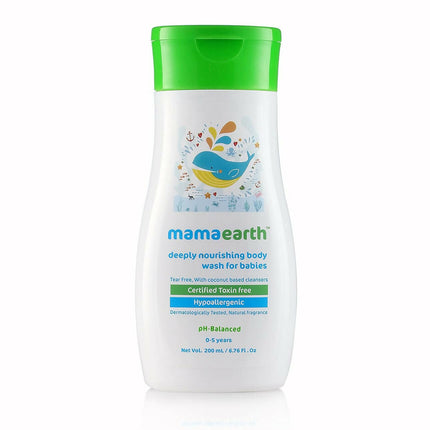 Mamaearth Daily Moisturizing Lotion & Dusting Powder & Deeply Nourishing wash for Babies