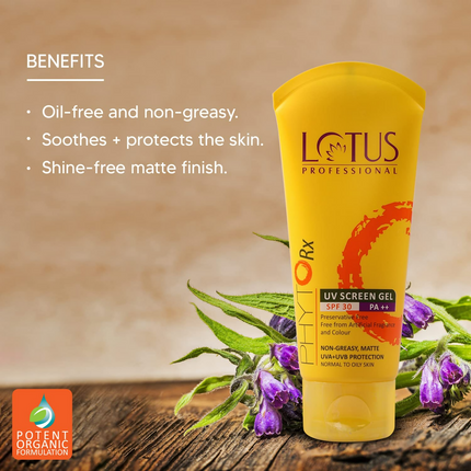 Lotus Professional Phyto RX UV Screen Gel SPF 30 PA++