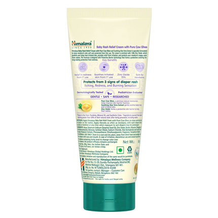 Himalaya Herbals Baby Rash Relief Cream with Pure Cow Ghee