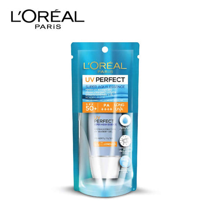 L'Oreal Paris UV Perfect Super Aqua Essence SPF 50+ PA++++ Long UVA