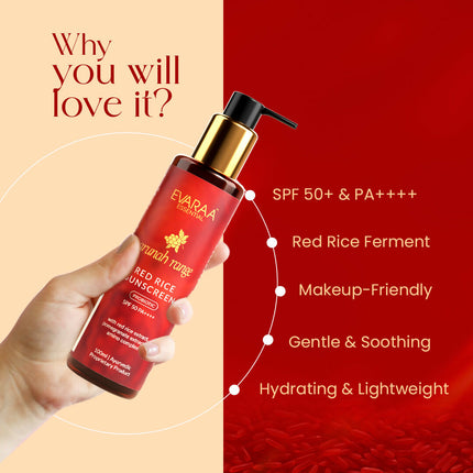 Evaraa Essential Red Rice Sunscreen