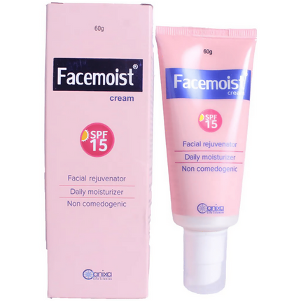 Facemoist Cream SPF 15 Facial Rejuvenator & Daily Moisturiser