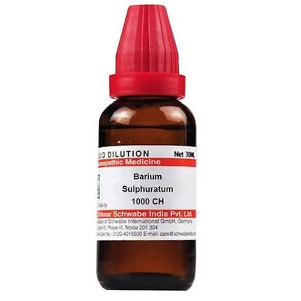 Dr. Willmar Schwabe India Barium Sulphuratum Dilution