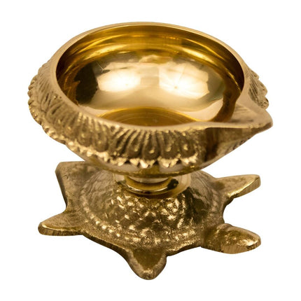 Spillbox Gold Toned Vasthu Deep Pooja Essentials