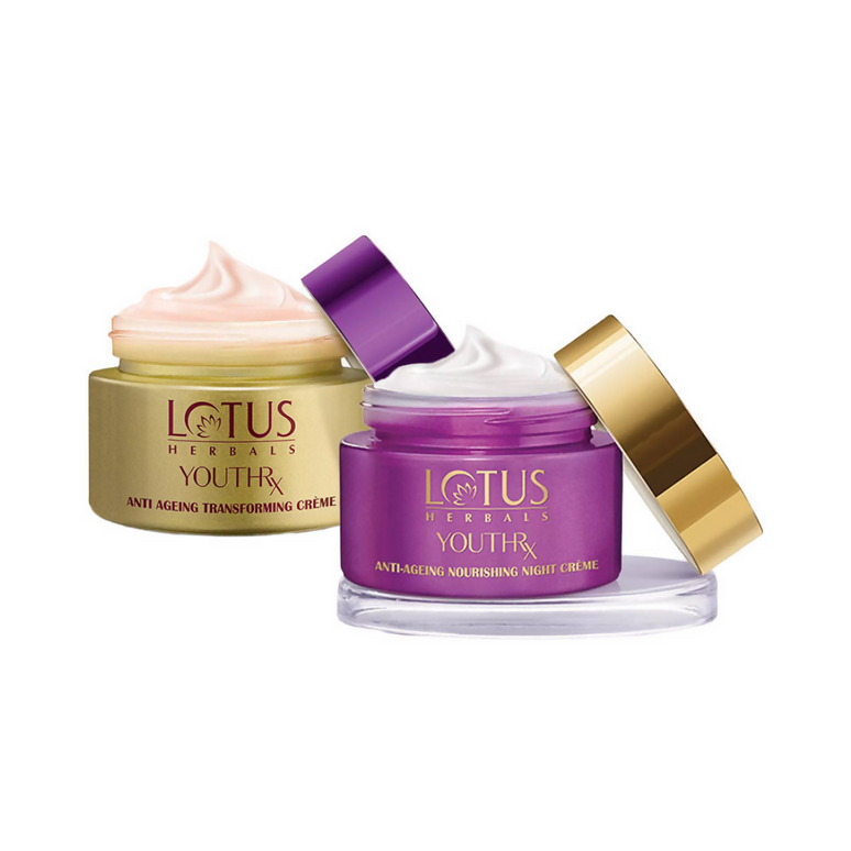 Lotus Herbals YouthRx Anti Ageing Transforming SPF 25 PA+++ Day & Night Cream Combo