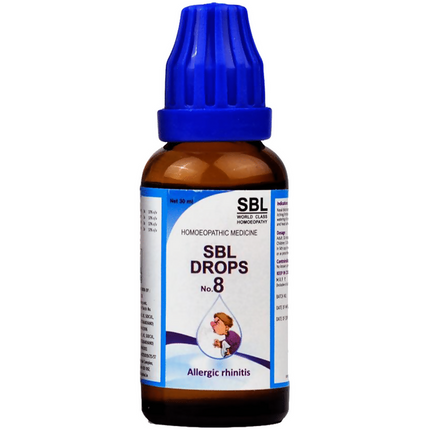 SBL Homeopathy Drops No. 8 ( For Allergic Rhinitis)