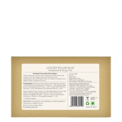 Forest Essentials Luxury Sugar Soap Sandalwood & Orange Peel