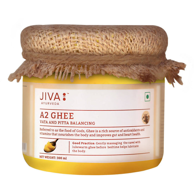 Jiva Ayurveda A2 Gir Desi Cow Ghee | Desi Gir Cow Ghee | Pure and Natural Ghee From A2 Cow Milk