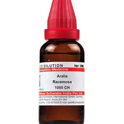 Dr. Willmar Schwabe India Aralia Racemosa Dilution