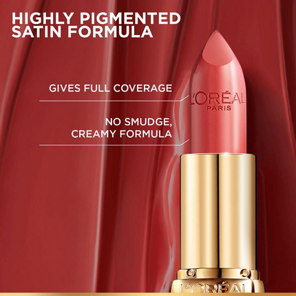 L'Oreal Paris Color Riche Satin Lipstick - 108 Bruin Cuirve