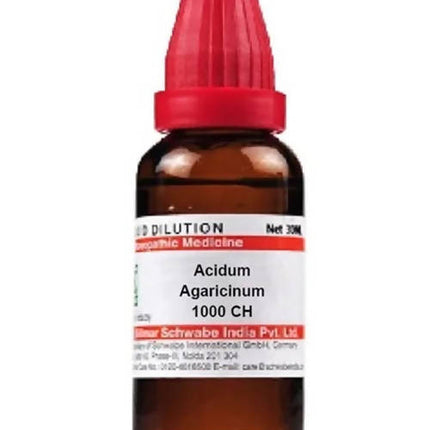 Dr. Willmar Schwabe India Acidum Agaricinum Dilution