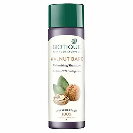 Biotique Advanced Ayurveda Bio Walnut Bark Volumizing Shampoo For Fine & Thinning Hair
